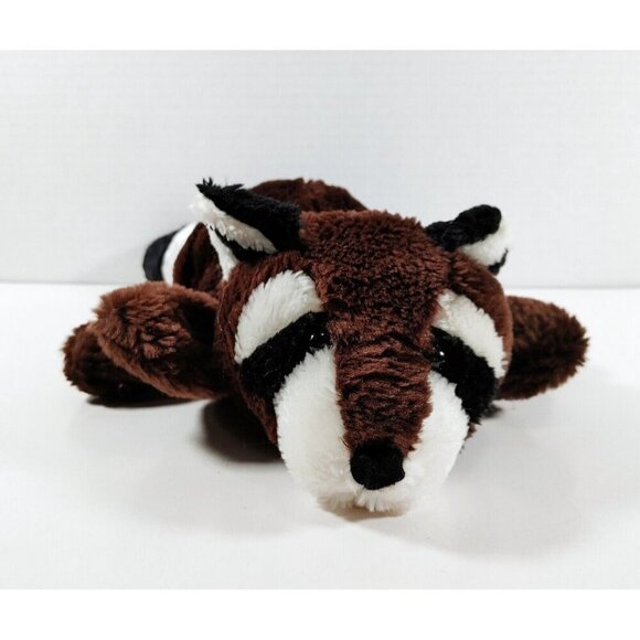 Caltoy Raccoon Plush Brown Hand Puppet Black  White Stuffed Animal Playtime - Picture 1 of 4